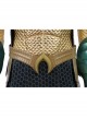 Aquaman Arthur Curry Battle Suit Halloween Cosplay Accessories Golden Belt And Apron
