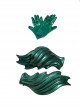 Aquaman Arthur Curry Battle Suit Halloween Cosplay Accessories Green Wrist Guards And Gloves