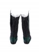 Aquaman Arthur Curry Battle Suit Halloween Cosplay Accessories Green Boots