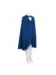 Game Of Thrones Dragon Mother Daenerys Targaryen Blue Dress And Cloak Set Cosplay Stage Performance Costume
