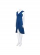Game Of Thrones Dragon Mother Daenerys Targaryen Blue Dress And Cloak Set Cosplay Stage Performance Costume