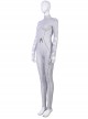 Aquaman Queen Atlanna White Battle Suit Halloween Cosplay Costume White Bodysuit