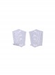 Aquaman Queen Atlanna White Battle Suit Halloween Cosplay Accessories White Wrist Guards