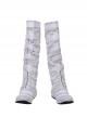 Aquaman Queen Atlanna White Battle Suit Halloween Cosplay Accessories White Boots