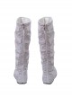 Aquaman Queen Atlanna White Battle Suit Halloween Cosplay Accessories White Boots