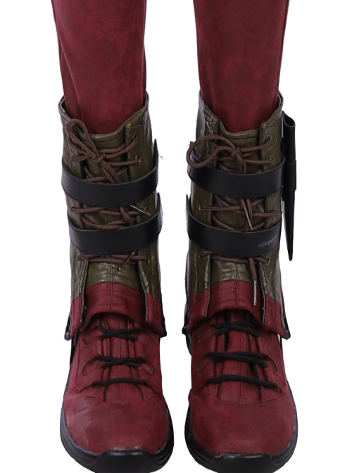 Comics Lady Deadpool Wanda Wilson Halloween Cosplay Accessories Shoe Covers With Scabbard