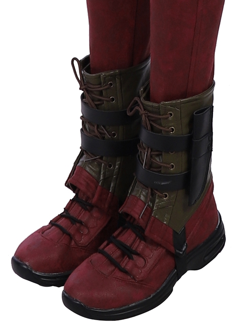 Comics Lady Deadpool Wanda Wilson Halloween Cosplay Accessories Shoe Covers With Scabbard
