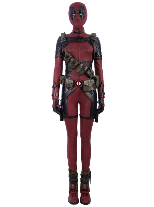 Comics Lady Deadpool Wanda Wilson Halloween Cosplay Accessories Shoe Covers With Scabbard