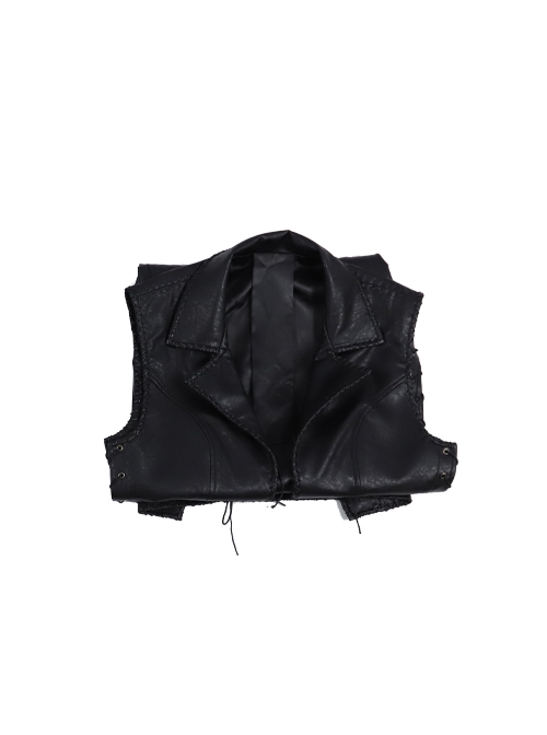 Devil May Cry 5 V The Mysterious One Black Long Vest Suit Halloween Cosplay Costume Sleeveless Windbreaker