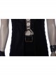 Devil May Cry 5 V The Mysterious One Black Long Vest Suit Halloween Cosplay Costume Sleeveless Windbreaker