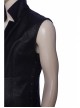 Devil May Cry 5 V The Mysterious One Black Long Vest Suit Halloween Cosplay Costume Sleeveless Windbreaker