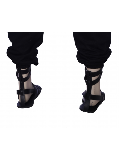 Devil May Cry 5 V The Mysterious One Black Long Vest Suit Halloween Cosplay Accessories Black Shoes
