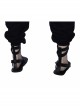 Devil May Cry 5 V The Mysterious One Black Long Vest Suit Halloween Cosplay Accessories Black Shoes