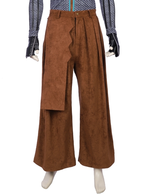 Sekiro Shadows Die Twice Shinobi Of The Divine Heir Wolf Halloween Cosplay Costume Brown Trousers