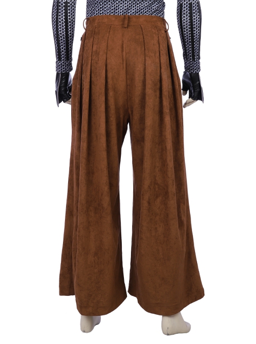 Sekiro Shadows Die Twice Shinobi Of The Divine Heir Wolf Halloween Cosplay Costume Brown Trousers