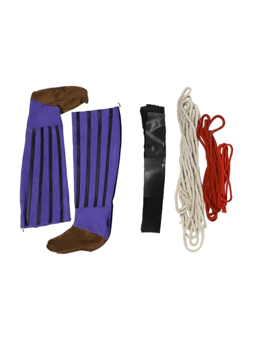 Sekiro Shadows Die Twice Shinobi Of The Divine Heir Wolf Halloween Cosplay Accessories Leg Guards Socks And Full Set Leather Belts And Binding Bands