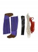 Sekiro Shadows Die Twice Shinobi Of The Divine Heir Wolf Halloween Cosplay Accessories Leg Guards Socks And Full Set Leather Belts And Binding Bands