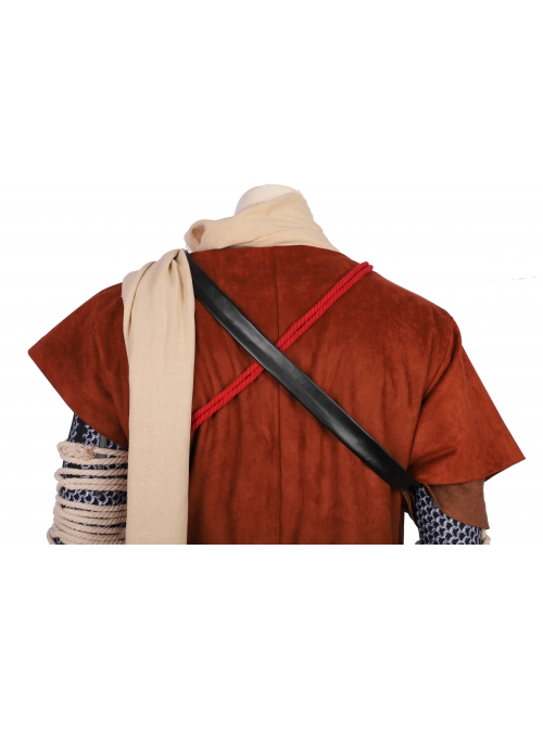 Sekiro Shadows Die Twice Shinobi Of The Divine Heir Wolf Halloween Cosplay Accessories Leg Guards Socks And Full Set Leather Belts And Binding Bands