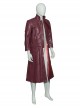 Devil May Cry 5 Dante Three-quarter Sleeve Windbreaker Version Halloween Cosplay Costume Red Windbreaker And Back Strap