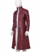 Devil May Cry 5 Dante Long Sleeve Windbreaker Version Halloween Cosplay Costume Red Windbreaker And Back Straps