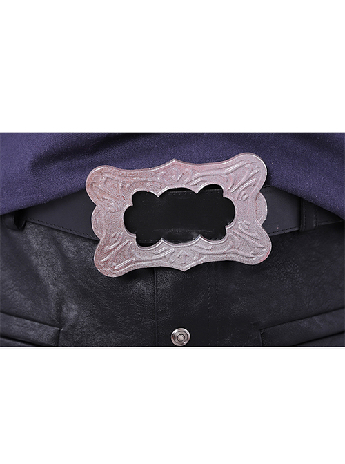 Devil May Cry 5 Dante Long Sleeve Windbreaker Version Halloween Cosplay Accessories Black Waistband