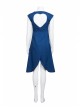 Game Of Thrones Dragon Mother Daenerys Targaryen Blue Sleeveless Dress Cosplay Costume
