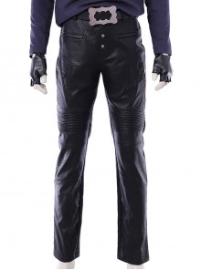 Devil May Cry 5 Dante Long Sleeve Windbreaker Version Halloween Cosplay Costume Black Trousers