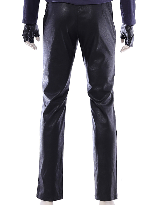 Devil May Cry 5 Dante Long Sleeve Windbreaker Version Halloween Cosplay Costume Black Trousers