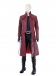 Devil May Cry 5 Dante Long Sleeve Windbreaker Version Halloween Cosplay Costume Black Trousers