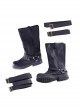 Devil May Cry 5 Dante Long Sleeve Windbreaker Version Halloween Cosplay Accessories Black Boots And Binding Bands