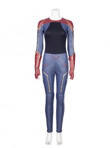 Captain Marvel Carol Danvers Movie Poster Version Halloween Cosplay Costume Bodysuit