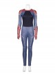 Captain Marvel Carol Danvers Movie Poster Version Halloween Cosplay Costume Bodysuit