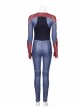 Captain Marvel Carol Danvers Movie Poster Version Halloween Cosplay Costume Bodysuit