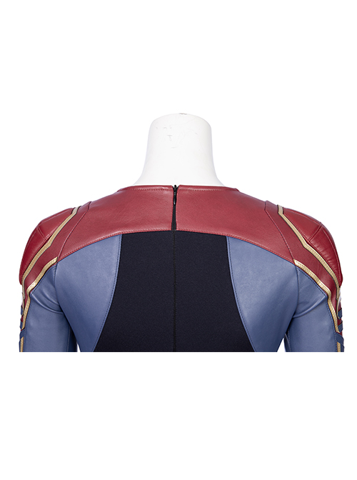 Captain Marvel Carol Danvers Movie Poster Version Halloween Cosplay Costume Bodysuit