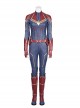 Captain Marvel Carol Danvers Movie Poster Version Halloween Cosplay Costume Bodysuit