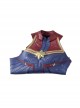 Captain Marvel Carol Danvers Movie Poster Version Halloween Cosplay Costume Vest