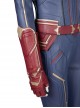 Captain Marvel Carol Danvers Movie Poster Version Halloween Cosplay Accessories Red Gloves And Wrist Guards