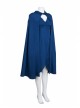 Game Of Thrones Dragon Mother Daenerys Targaryen Cosplay Costume Blue Hooded Cloak