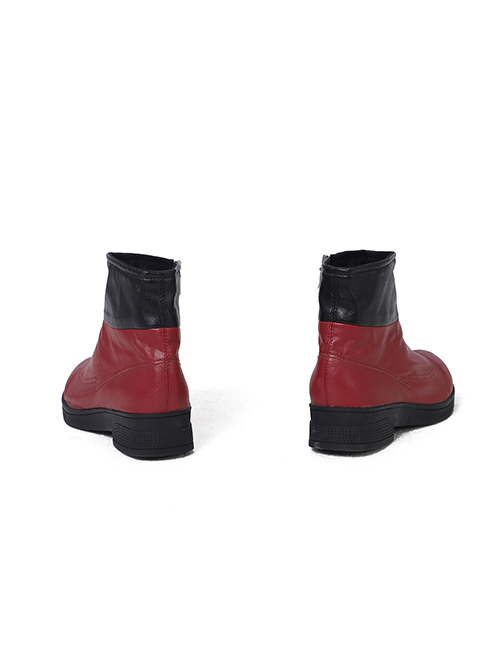 Captain Marvel Carol Danvers Red Version Battle Suit Halloween Cosplay Accessories Red Boots