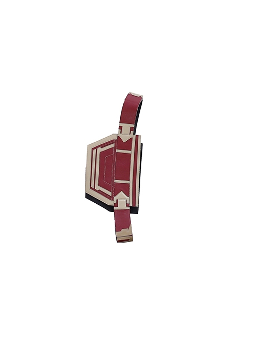 Captain Marvel Carol Danvers Red Version Battle Suit Halloween Cosplay Accessories Red Waistband