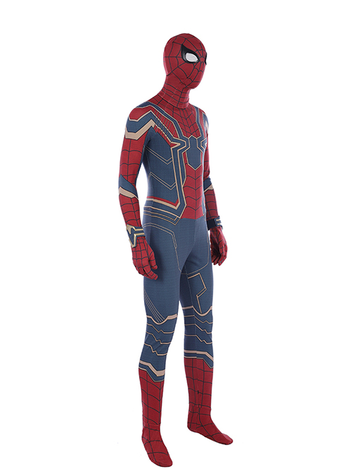 Avengers Infinity War Spider-Man Peter Parker Sock Cover Version Halloween Cosplay Costume Bodysuit