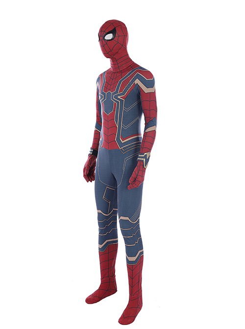 Avengers Infinity War Spider-Man Peter Parker Sock Cover Version Halloween Cosplay Costume Bodysuit