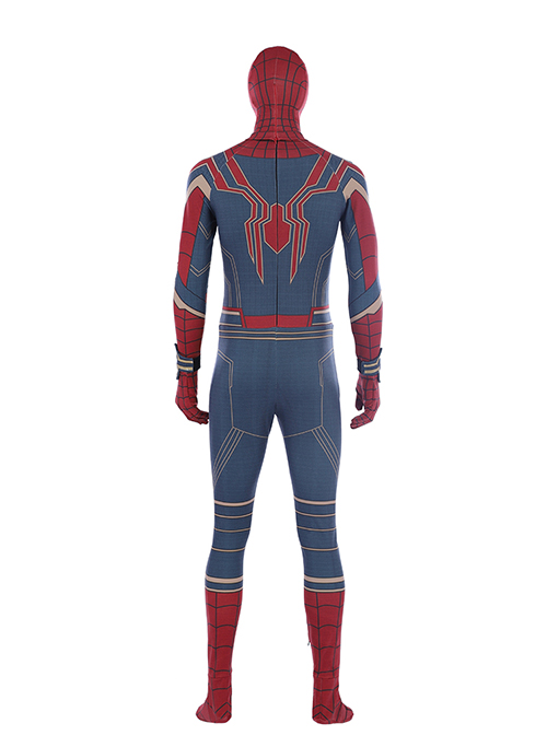 Avengers Infinity War Spider-Man Peter Parker Sock Cover Version Halloween Cosplay Costume Bodysuit