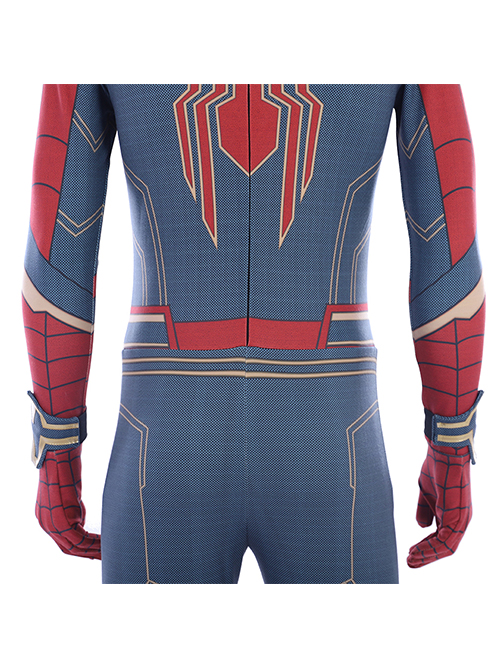 Avengers Infinity War Spider-Man Peter Parker Sock Cover Version Halloween Cosplay Costume Bodysuit