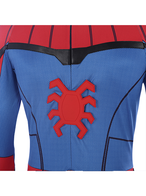 Spider-Man Homecoming Spider-Man Peter Parker Sock Covers Version Battle Suit Halloween Cosplay Costume Bodysuit