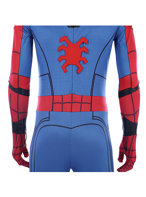 Spider-Man Homecoming Spider-Man Peter Parker Sock Covers Version Battle Suit Halloween Cosplay Costume Bodysuit