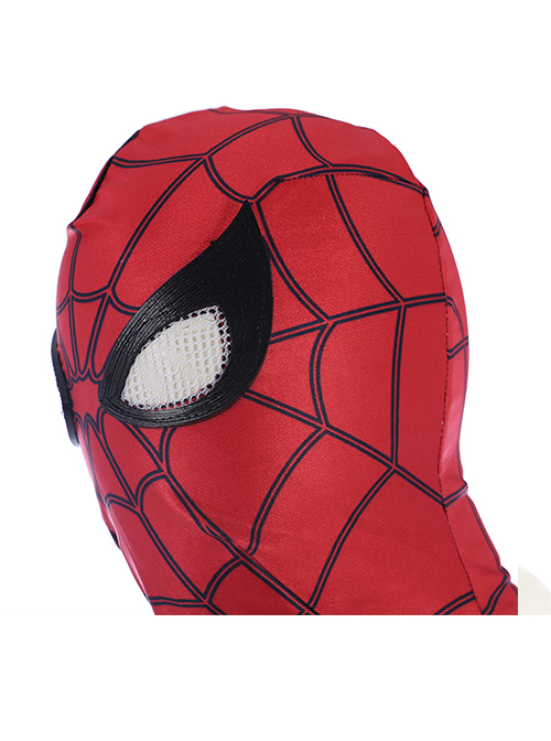 Spider-Man Homecoming Spider-Man Peter Parker Sock Covers Version Battle Suit Halloween Cosplay Accessories Red Headcover