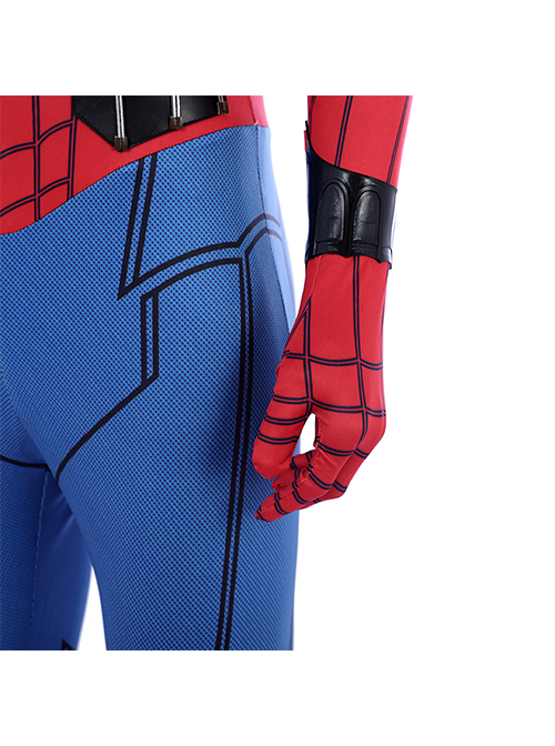 Spider-Man Homecoming Spider-Man Peter Parker Sock Covers Version Battle Suit Halloween Cosplay Accessories Black Wrist Guards