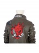 Cyberpunk 2077 Male Role Army Green Jacket Suit Halloween Cosplay Costume Army Green Jacket