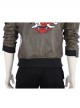 Cyberpunk 2077 Male Role Army Green Jacket Suit Halloween Cosplay Costume Army Green Jacket